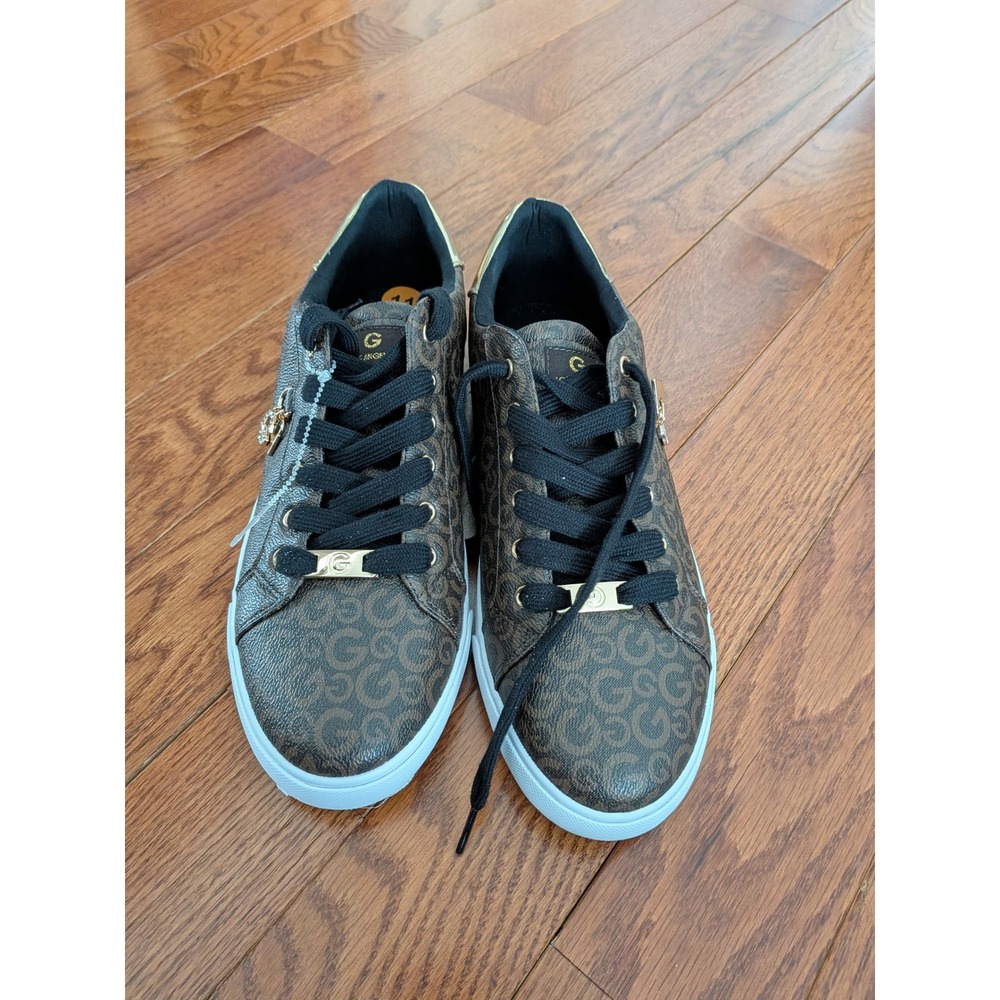 CBG Los Angeles Women's GGODLY2-R Brown Monogram Sneakers Size 11M - Picture 2 of 7